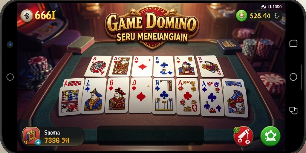 Screenshot gameplay Domino yang seru di 666I.