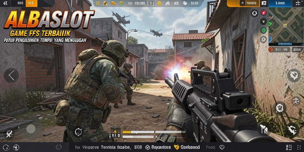 Screenshot gameplay ALBASLOT yang menakjubkan dan intens.