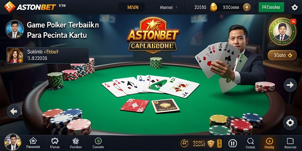 Tampilan gameplay ASTONBET yang mendebarkan dan penuh strategi.
