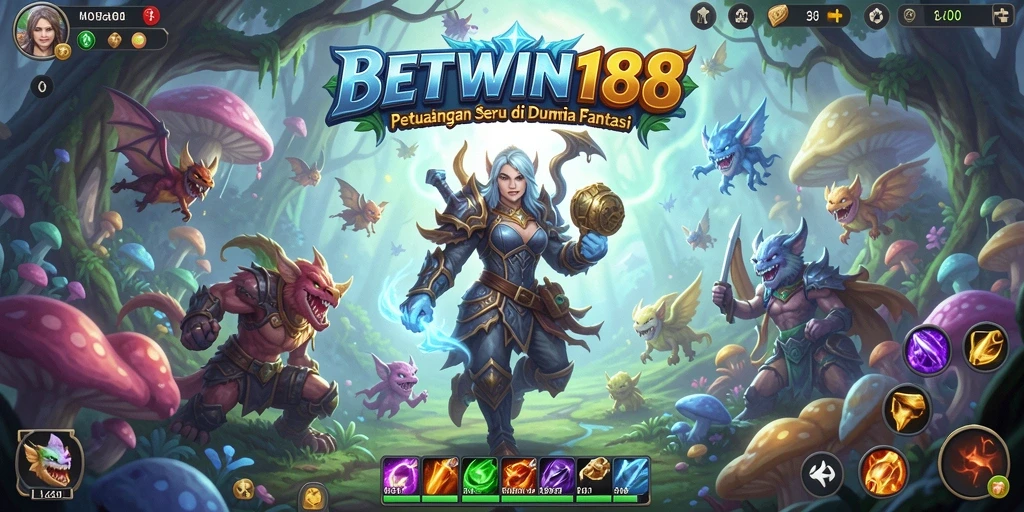 Gameplay menarik dalam <strong>BETWIN188</strong> yang menampilkan karakter menjelajahi dunia fantasi.