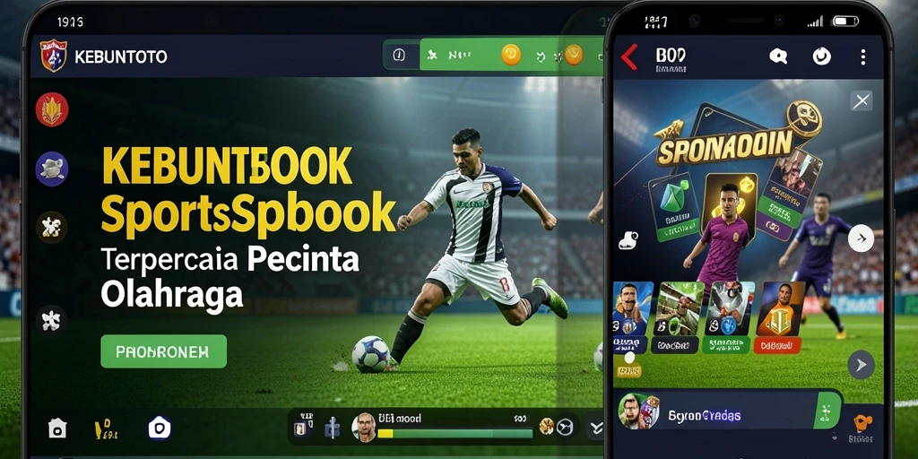 Tampilan menarik dan interaktif dari gameplay KEBUNTOTO dalam taruhan olahraga.