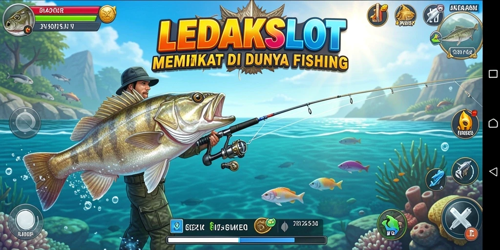Tampilan gameplay LEDAKSLOT yang menarik dan penuh aksi Fishing.