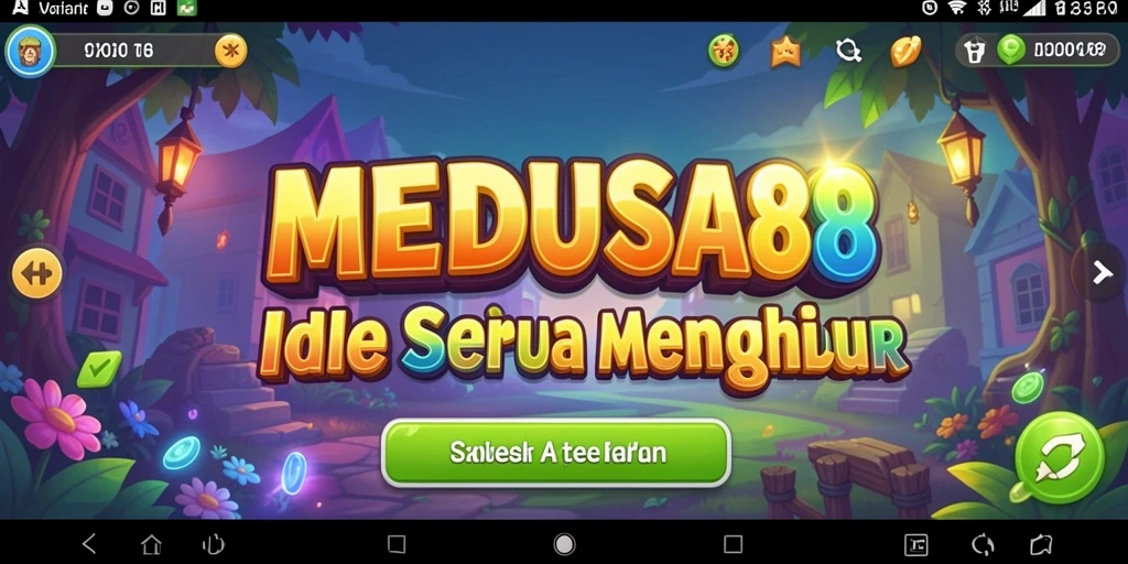 Tampilan gameplay MEDUSA88 yang menarik dalam mode Idle.