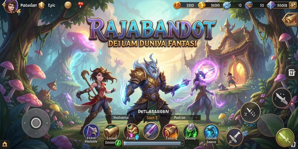 Gameplay seru RAJABANDOT yang penuh aksi.