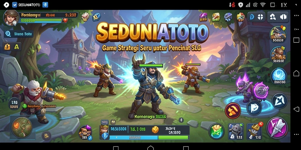 Tampilan gameplay menarik di SEDUNIATOTO dengan pertarungan epik.