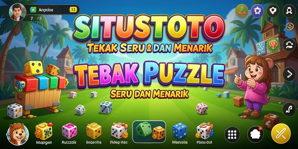 Tampilan gameplay SITUSTOTO dengan berbagai teka-teki menarik.