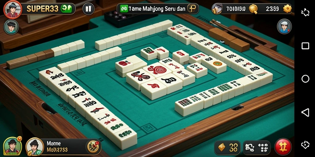 Screenshot dari gameplay SUPER33 yang menarik dan penuh warna.