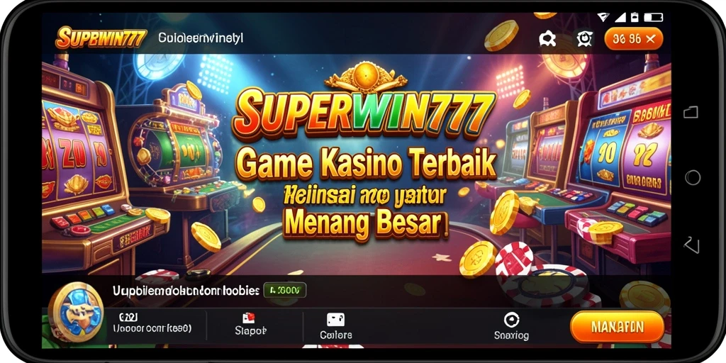 Tampilan menarik dari gameplay <strong>SUPERWIN777</strong> yang mendebarkan di dunia Kasino.