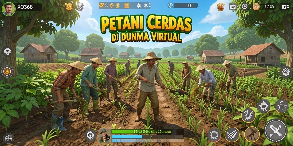 Tangkapan layar gameplay yang menarik dalam dunia pertanian XO368.